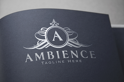 Ambience - Elegant Logo brand design branding crest logo elegant logo heraldry logo design luxury brand luxury logo monogram logo ornament vintage logo