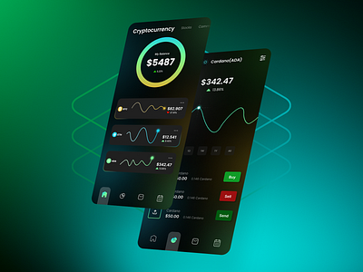 Cryptocurrency mobile app analytic dashboard analytic design app clean creative crypto cryptocurrency dashboard dashboard design design inspiration menu bar minimal mobile mobile app modern ui ux web app website