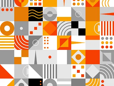 Building suppliers geometric divide. design illustration