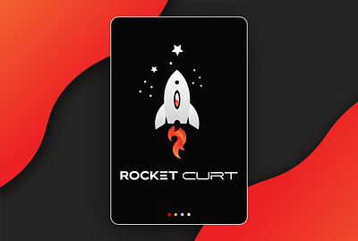 Rocket Curt Logo Design branding graphicdesign logodesign rocket logo