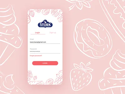 Stork mobile app - baking app redesign v.4 app app design application baking cook design draw figma illustraion recipe redesign ui ux user experience user interface wroclaw