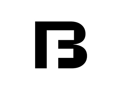 BF monogram b logo bf bf mark f logo fb fb mark folio graphic design logo logotype mark monogram portfolio