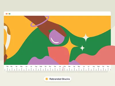 Rebranding✨ app box brucira colours design hand illustration mobile office star ui ux vector web