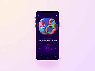 Music player control app design clean clean ui colorful concept dailyui dashboard dashboard ui flat minimal music app music player ui design uxdesign