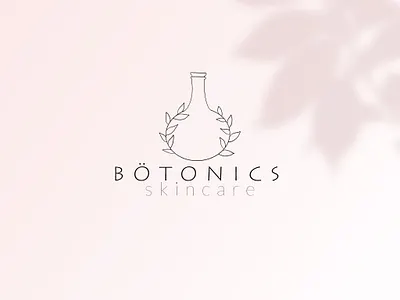 Skincare Logo Design botanical branding illustration logo logo design logotype minimal skincare logo