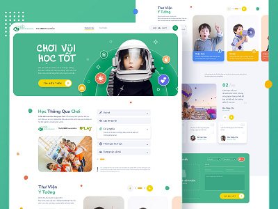 Education platform blog design colorful design education website educational flat homepage design illustration kids illustration minimal nongovernment website platform design ui ux web website