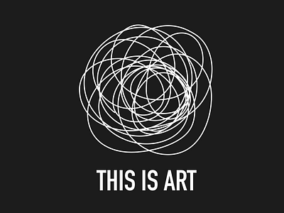 THIS IS ART abstract vector hand drawn print abstract black black white hand drawn handlettering handmade illustration illustrator lettering minimal minimalist print printable procreate typography vector vector art vector illustration vectorart vectors