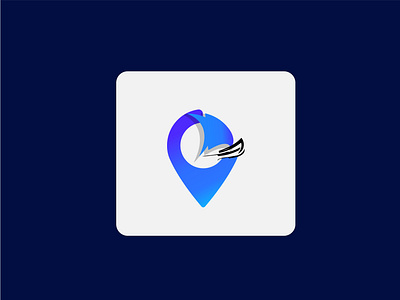 Creative Location With Boat Combination Mark abstract app icon boat logo branding colorful dribbble best shot dribbble invite dribble gradient grid logo illustration art lettermark location app logo collection logo mark logodesign logos logotype monogram vector