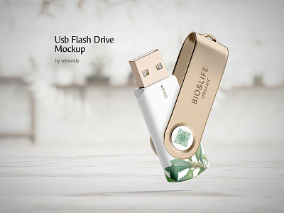 Usb Flash Drive Mockup computer data download drive electronic flash flashcard flip cover key memory mockup modem pen pendrive portable psd storage transfer twister usb