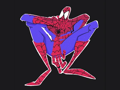 Spidey-man boston character character design comic flat illustration illustrator marvel spider spiderman vector