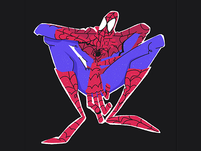 Spidey-man boston character character design comic flat illustration illustrator marvel spider spiderman vector