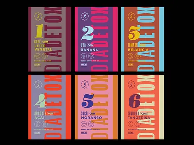 Adesivo Dia Detox art design packaging visual