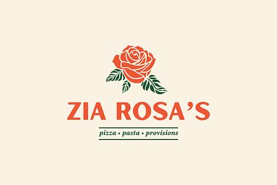 Italian Restaurant Branding branding illustration italian italian restaurant logo design rosa rose