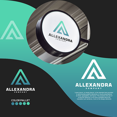 al branding design flat graphic design icon illustration logo typography