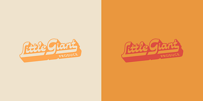 Little G custom lettering lettering logo logo logo design logotype retro script wordmark