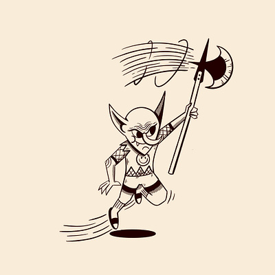 Goblin cartoon character cartoon illustration character design digital illustration illustration illustrator procreate retro truegritsupply