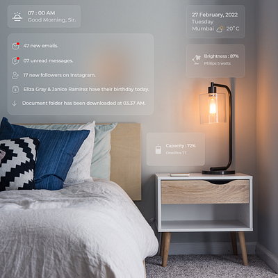 Artificial Intelligence at Home - CONCEPT adobe xd app design artificial intelligence artificial setup at home artificialintelligence card design cards ui design ui uiux xd