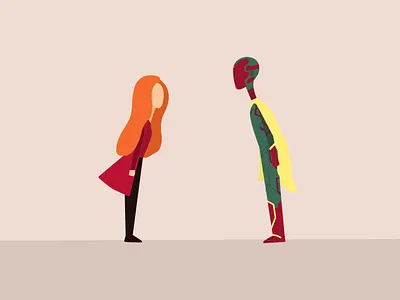 WandaVision aftereffects animation design gif illustration motion motiongraghics wandavision