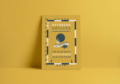 SXSW Band Poster armadillio austin band poster cactus concert event poster poster poster art poster design posters print design south western sxsw texas western