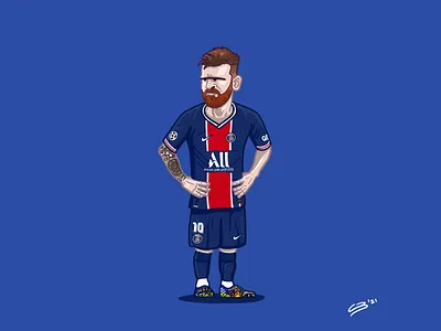 A Messi Situation ⚽️ barcelona claudio barreiro digital art digital illustration drawing football goallounge tv illustration art illustrations illustrator lionel messi messi nike paris saint germain procreate procreateapp psg soccer sport sports