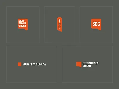 Story Driven Cinema Marks brand design brand identity brands that dream design film film logo flexible mark multiple design photography photography branding photography logo story drive cinema storytelling storytelling logo vertical vertical logo wordmark wordmarks