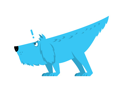 Watchdog flat illustration vector