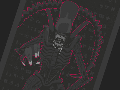 Aliens Sontha'zar nº3 detail aliens comic illustration science fiction vector