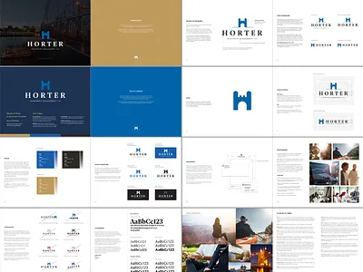 Horter Brand Guidelines brand guide brand guidelines brand identity branding design logo rebranding