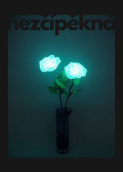 Flowershop HEZCIPEKNA - Poster design graphic design