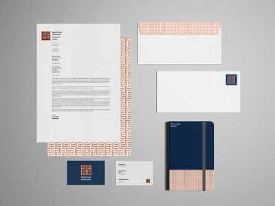 Corporate Identity applications branding business card corporate identity design minimal print typography