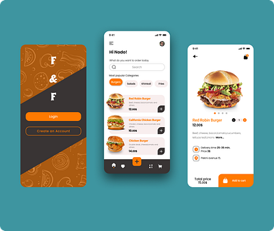 F & F design dribbble food ui uidesigner uiux uiuxdesign uiuxdesigner ux uxdesigner web