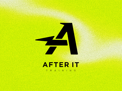After It Training Logo arizona brand branding design fit graphic gym logo neon sports training workout