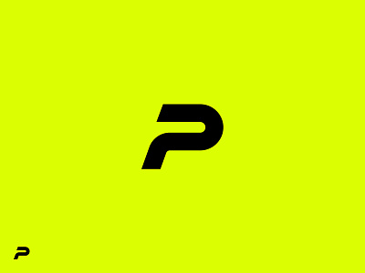 Prep Sport Mark aggressive athlete brand branding company design letter logo mark p performance simple sport