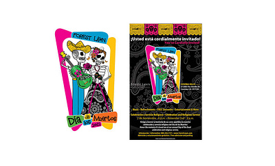 Dia De Los Muertos Advertising advertising day of the dead dia de los muertos graphic design graphic design logo graphic designer illustration illustrator mailer design marketing poster design