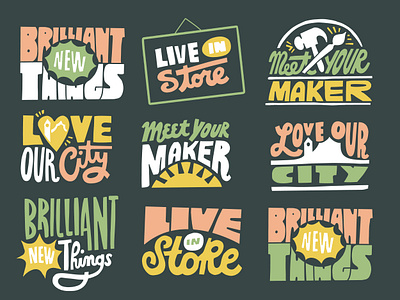 Newsletter graphics hand drawn illustration lettering newsletter spokane