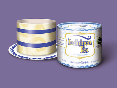 Indulgen Tea Brand Packaging Mockup cake design handcrafted mockup package package design package mockup packagedesign packaging packaging design tea tea branding tea packaging
