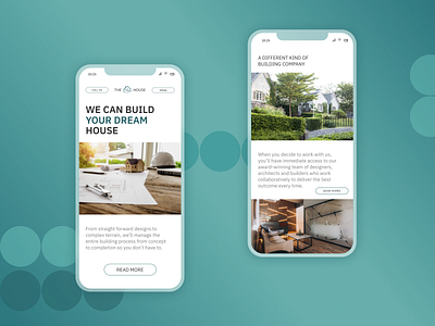 HouseBuilding design minimal ui ux web