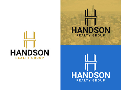 Handson Realty Group Real Estate Logo Design branding business construction creative design identity logo logo design mordern property real estate logo realestate unique