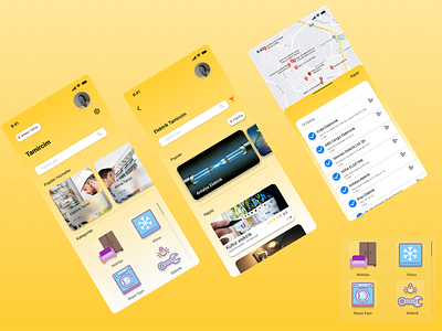 MY MECHANİC adobexd app design figma icon ui vector