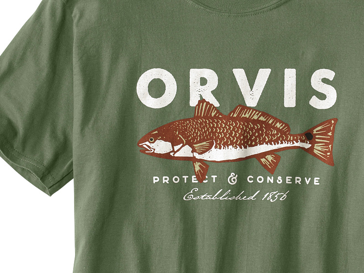 Orvis T-shirt by Gregory Allen on Dribbble
