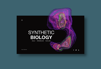 Synthetic biology adobexd biology design graphic design health illustration minimal mockup typography ui ux vector website concept website design