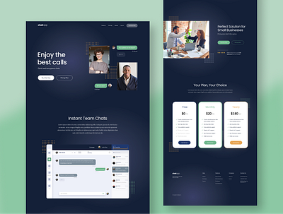 Mockup Group Message Website design figma mockup practice ui webdesign website