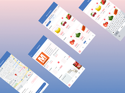 Shopping adobexd app branding design figma icon ui