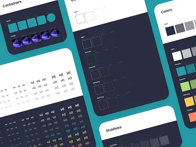 CryptoHunt Design System | Core styles design design system sketch style guide style guides typography ui ui8 uikit ux web app