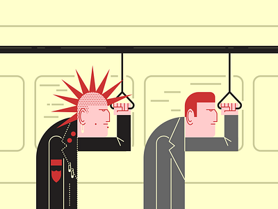 Commute commute dailygrind illustraion illustration illustration art illustration digital illustrations minimalist seattle
