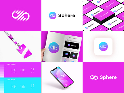 Sphere- Brand Identity app icon brand identity brand logo branding creative logo logo logo design logo designer logo mark logodesign minimalist minimalist logo modern logo s logo software logo sphere brand identity sphere logo