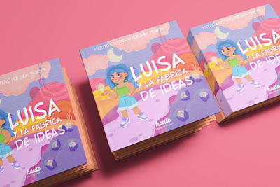 Book Cover Design character girl illustration kids pink