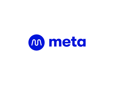 Meta 👋 brand iconmark idenity logo minimal minimalist logo monogram