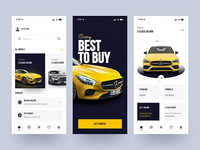 Carry Class Mobile App car car app carry app mobile mobile app mobile phone splashscreen supercar