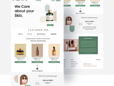 organic cosmetics product ecommerce web cosmetic designtrend ecommerce organic organicproducts skincare skinproductweb trends uiux uiuxdesigner webdesign